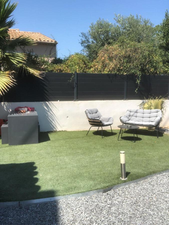 Charmant Studio Dans Villa - Parking - Jardin La Seyne-sur-Mer Exterior photo